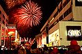 Fireworks at New years evening