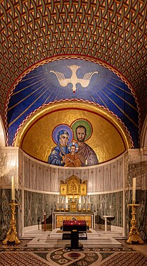 Chapel of St Joseph and the Holy Family in the Westminster Cathedral, City of Westminster, London, England.