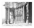 Cathedral of Chartres, Lithography 1867, Jean-Baptiste-Antoine Lassus, south entrance