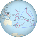 The Polynesian spread of colonization in the Pacific