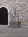Fountain in the Scaligero Castle in Sirmione