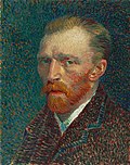 Thumbnail for File:Vincent van Gogh - Self-Portrait - Google Art Project (454045).jpg