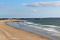 La plage de Fort Bloqué et le Fort Bloqué 2.