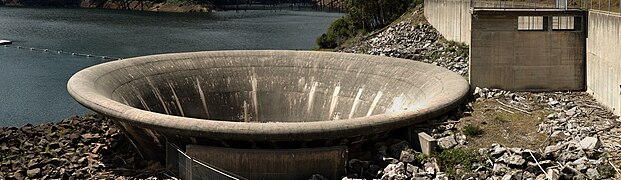 Made in 1966, the Geehi Dam spillway (the world's largest of it's type) has never seen water as of March 2019.