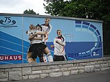 Olympiastadion mural