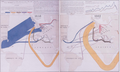 Carte figurative et approximative des quantités de coton en Europe en 1858 et 1862