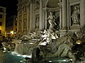 Deutsch: Brunnen bei Nacht English: Trevi Fountain by night