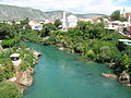 Neretva River in Mostar.