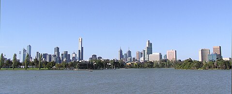 Lake of Albert Park & Melbourne City Skyline (2006)