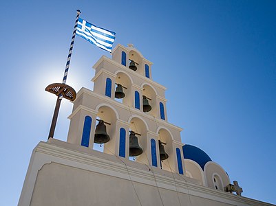 Santorin (GR), Akrotiri, St.-Epifanios-Kirche (2017)