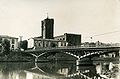 Ancien pont métallique sur l'Hérault.