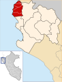 Location of the Talara Province (Piura Region - Peru).