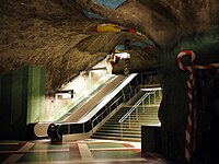 Part of Kungsträdgården Metro station