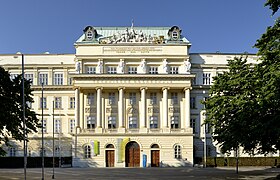 Main building of the Vienna University of Technology, north facade