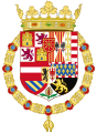 Royal Coat of Arms of Spain (1556/1558-1580) - Navarrese Variant