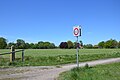 On the Noaberpad hiking route at the Dutch-German border