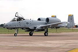 A-10 Thunderbolt taxiing