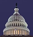 The US Capitol building's dome, photographed by user "Diliff", from Australia