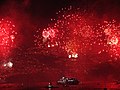 red strontium fireworks