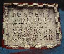 Lapide gotica / Gothic inscription.