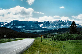 Mountain. Road.