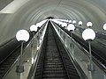 An escalator