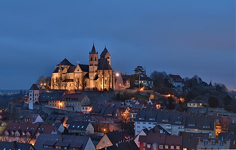 "Breisach_-_Stephansmünster_zur_Blauen_Stunde.jpg" by User:Taxiarchos228