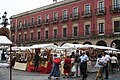 Mercadillo en la plaza Mayor