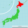 北海道 Hokkaido Pref. an edited version due to dispute area