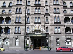 Entrance of Hotel Windsor, Melbourne