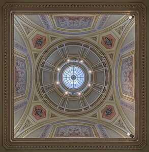 University of Vienna, main building, view into the dome