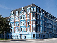 Houses in Bremerhaven, Wilhelminian style, exterior