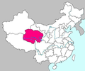 青海省地图 Location of the Province