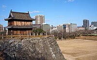 A reconstructed tower at Fukuoka Castle