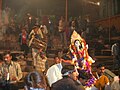 Annual Saraswati Puja festival on Dasashwamedh Ghat in Varanasi