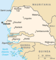 Carte du Sénégal Lonkoyoon bu Senegaal