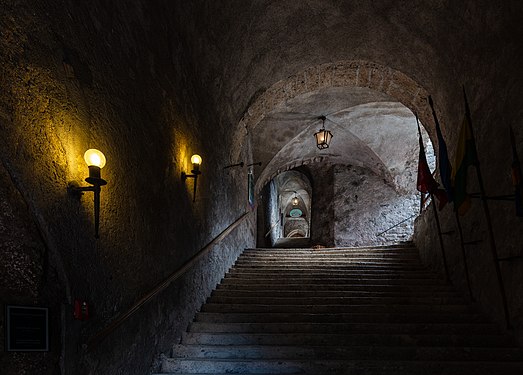 Castle Hohenwerfen, Werfen, Austria.