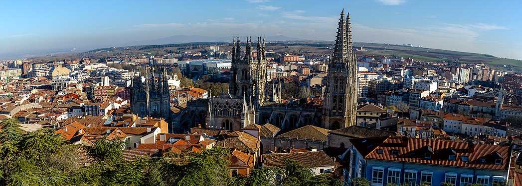 Catedral de Burgos y vista panorámica