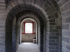 Watchtower interior at Great Wall near Beijing