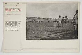 Ceremonies - Review in Theatre of Operations - Belgian Army - During the ceremony in which King Albert of Belgium reviewed and decorated the gallant Army of Verdun - NARA - 26422849.jpg