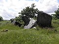 Saint-Goazec : l'allée couverte de Castel-Ruffel 1