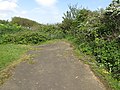 Road closed due to cliff erosion