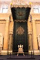 The Silver Throne of Sweden, inside Stockholm Palace