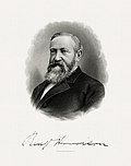 Thumbnail for File:HARRISON, Benjamin-President (BEP engraved portrait).jpg