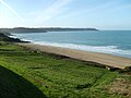 Locquirec : la plage les Sables Blancs.