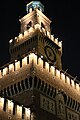 Torre del Filarete, costruita nell'Ottocento sul luogo di un antico torrione rinascimentale.