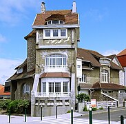 Villa Le Lutétia (Wimereux), view from Av. du Maréchal Foch, (Pas-de-Calais)