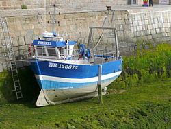Bateau de pêche à l'Aberwrac'h