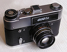 Soviet photocamera FED 5V