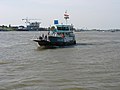 Foto made by "Quichot" (Edwin Klein), uploaded by "Quichot" Little ferry (for pedestrians and bike's) Millinen aan de Rijn, Netherlands